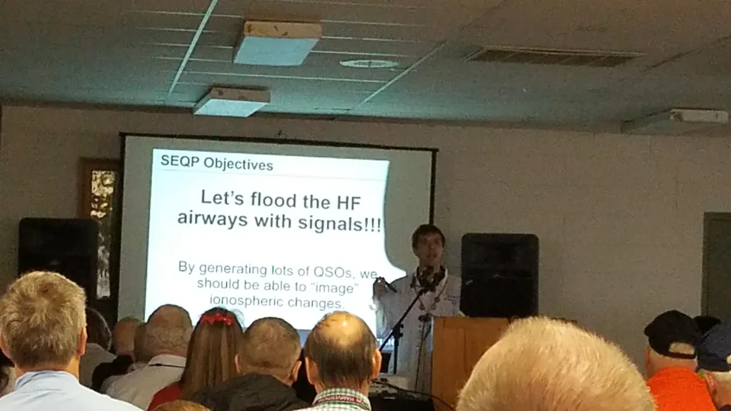Nathaniel Frissell W2NAF presents “The Solar Eclipse QSO Party: Ionospheric Sounding Using Ham Radio QSOs”