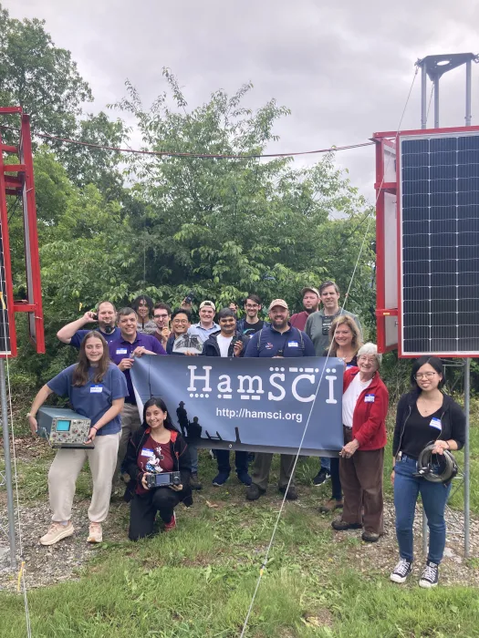 HamSCI Group photo at Jenny Jump NJ