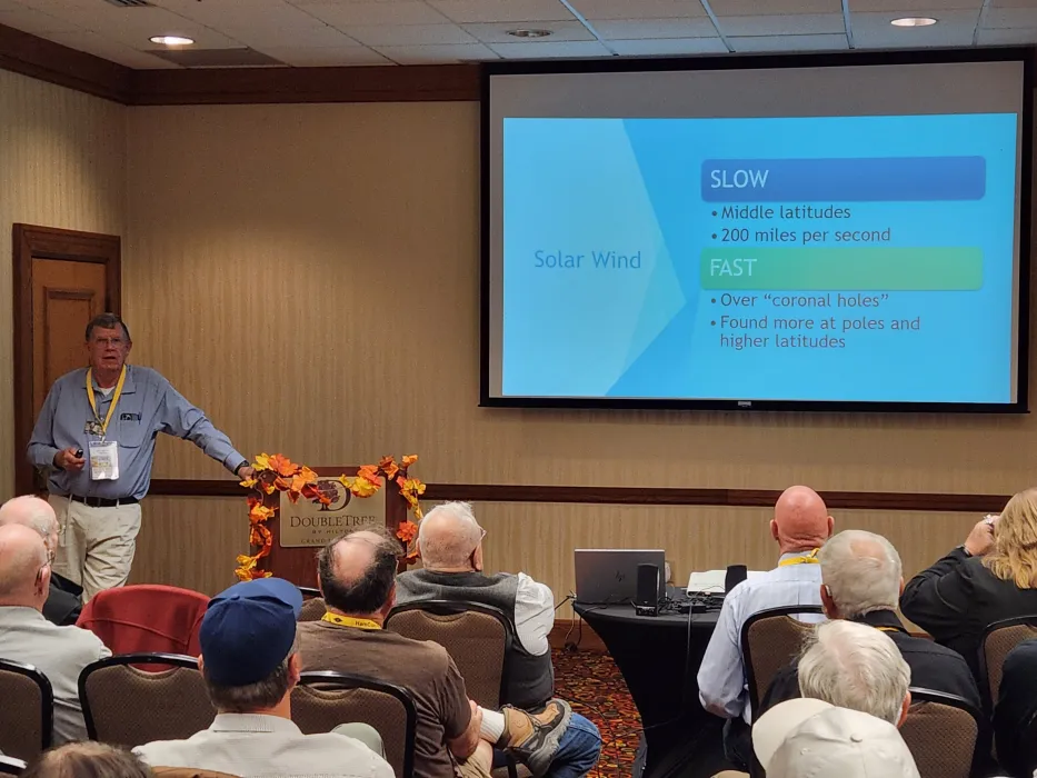 Ron KF7ZN Presenting